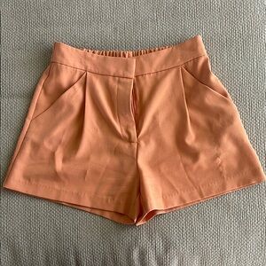 ILLA ILLA Orange High Waist Tailored Shorts